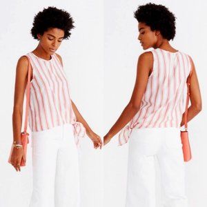 Madewell Side-Tie Tank in Marcia Stripe
